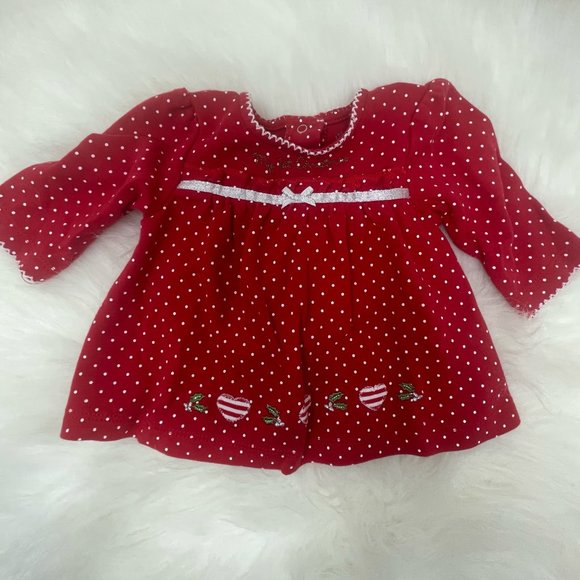 Little Me My First Christmas Top Leggings Outfit 3 months - Picture 2 of 6